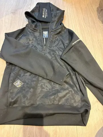 바틀 종이상자 니트 후드티 블랙 M 사이즈