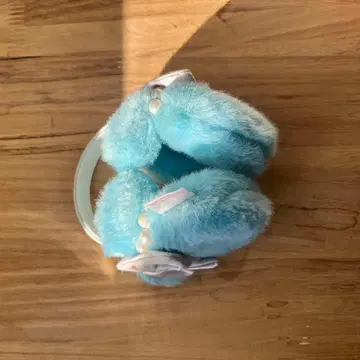 디즈니 미니 귀마개 스카이블루 레어