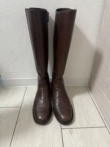 YOSHITO de ORANGE (요시토 데 오란제) 브라운 롱 부츠