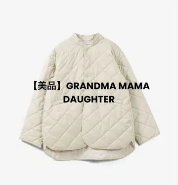 [ 새상품급 ] GRANDMA MAMA DAUGHTER 퀼팅 미들 코트