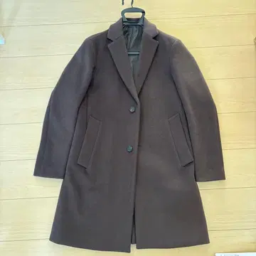 EDIFICE 브라운 체스터 코트 SUPER140s