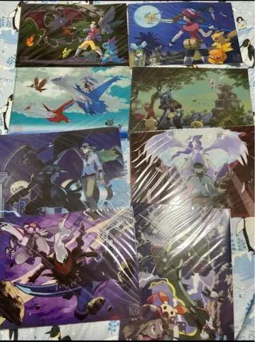 포켓몬 센터 스기모리 켄 클리어 파일 8장 세트