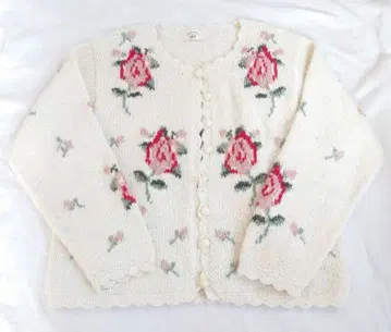 블루베리 농장의 장미 가디건 핑크하우스 좋아하시는 분들께도 장미