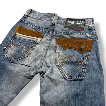 에드윈 423XVS 빈티지 가공 루즈 스트레이트 사이즈 28