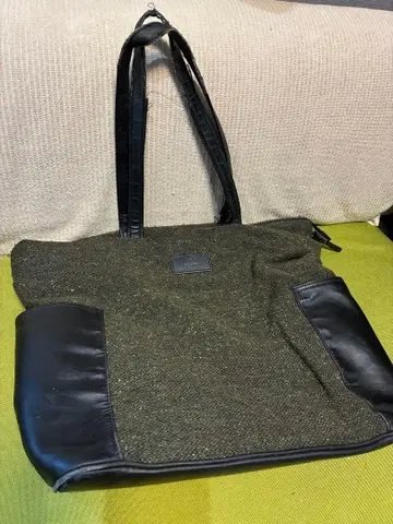 폴스미스 올리브 그린 토트백