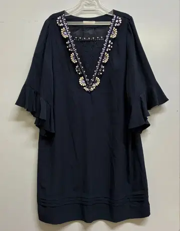 로즈 티아라 원피스 46 사이즈 빅 사이즈