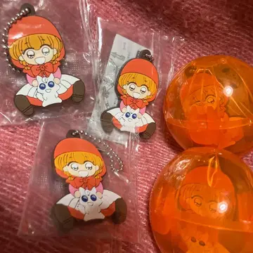 가챠 빨간 망토 차차 체인 홀더 5개 세트