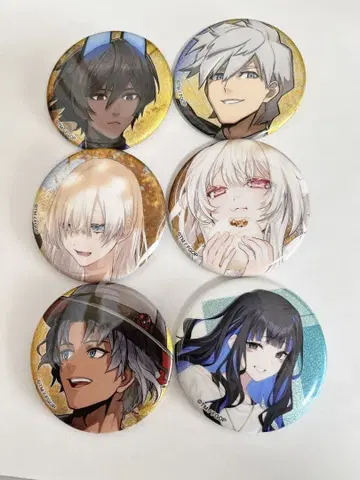 FGO 로손 캔뱃지 6개 세트