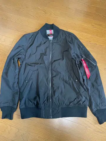 ALPHA MA-1 플라이트 자켓 블랙 L 사이즈