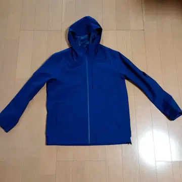 UNIQLO 블록 테크 후드티/3D 컷 M 네이비