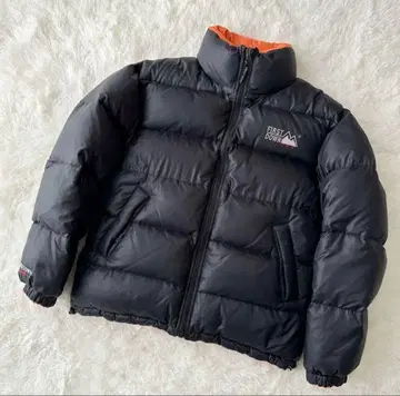 즉시 구매 가격 협상 퍼스트 다운 다운 자켓 블랙 오렌지