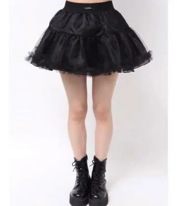 jouetie 볼륨  스커트 티어드 블랙
