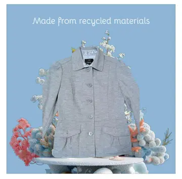 23구 그레이 버튼 자켓 40