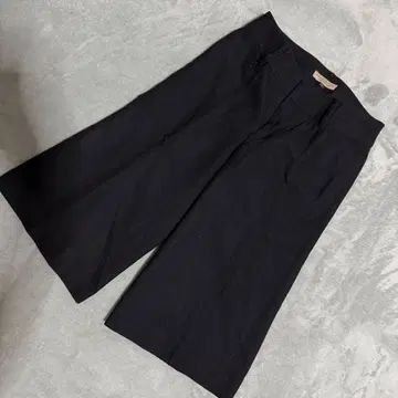 PROPORTION BODY DRESSING 크롭 와이드 팬츠 블랙 1