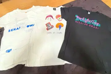 SEKAI NO OWARI 세카오와 t셔츠 세트
