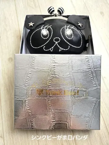 선물용으로도! 미사용품 Think Bee 싱크비 팬더 가마구치 동전 지갑