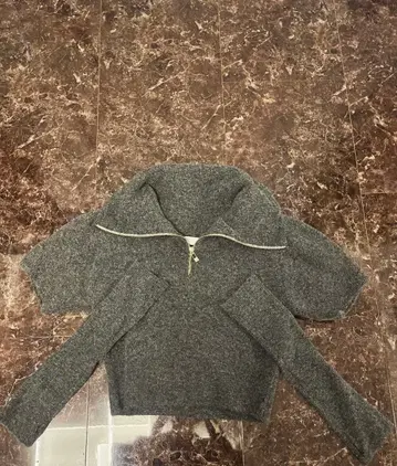 그레이 니트 긴팔 암워머 셀포드