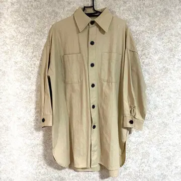 ROSE BUD 셔츠 자켓 베이지