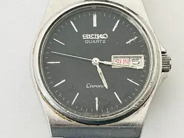 세이코 크로노스 8123-7090 블랙 데이데이트 손목시계