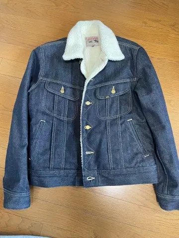 Lee 보아 부착 인디고 데님 자켓