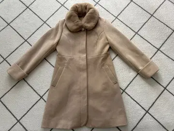 MAJESTIC LEGON 베이지 플리스 코트 M