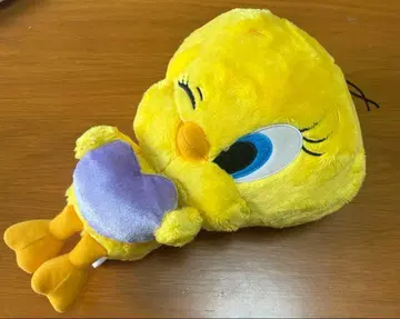 트위티 봉제 인형 마스코트 하트 윙크 퍼플