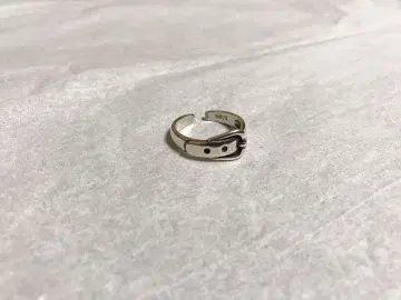 실버 925 스냅 버튼풍 반지