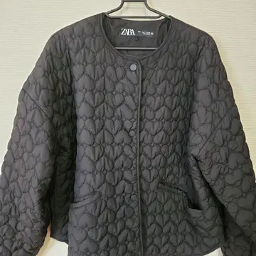 ZARA 하트 퀼팅 자켓 L