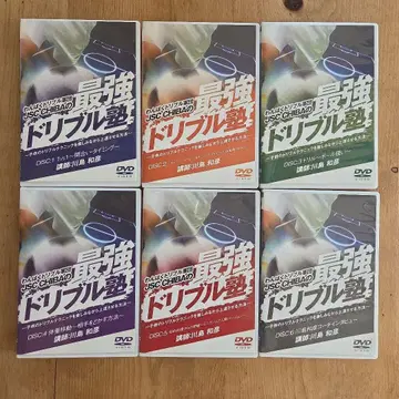 최강 드리블 학원 6장 세트 DVD 축구
