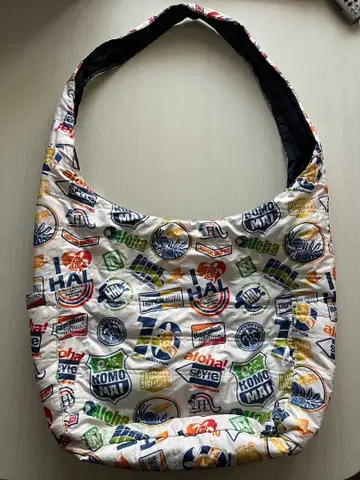 컬러풀 로고 숄더백