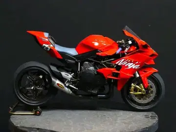 타미야 1/12 가와사키 H2R 오리지널 컬러 도색 완료 완성품