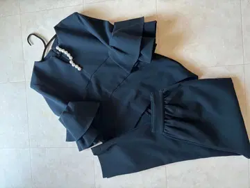 YOKO CHAN 네이비 셋업 상하의 S