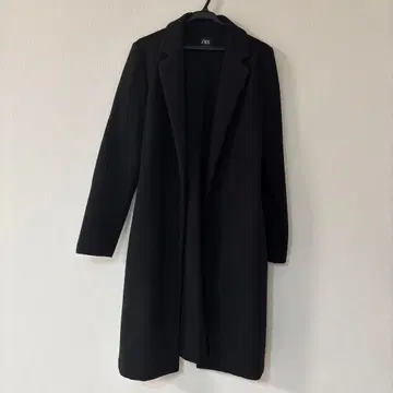 더 이상 가격 인하 없음! ZARA 블랙 롱 체스터 코트 M