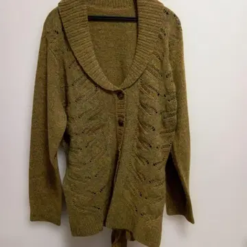 하바나 스트립 아이렛 가디건 LL 택 포함 새상품