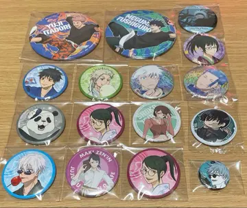 주술회전 캔뱃지 16개