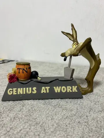 [레어] 빈티지 루니 튠즈 와일리 코요테 피규어 레진