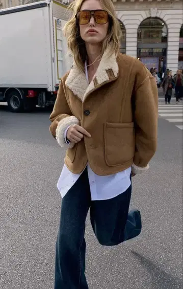 리버서블 double faced 자켓