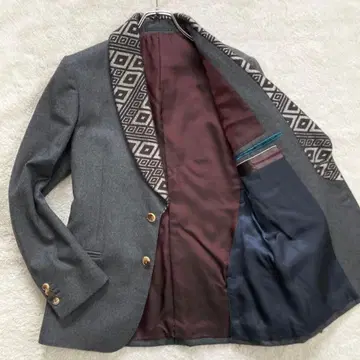 [컨디션 최상] 폴스미스 테일러드 입자 숄카라 캐시미어 혼방 사이즈 M