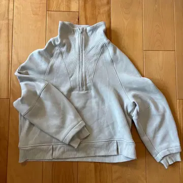 룰루레몬 [새상품급] 퍼널 넥 하프 지퍼 트레이닝복 사이즈 4