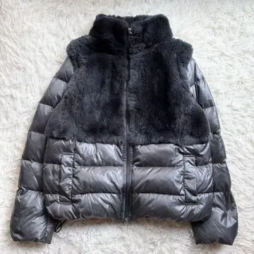 LAPINE BLANCHE 2WAY 퍼 다운 자켓 그레이 L