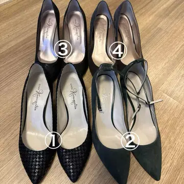 긴자 카네마츠 하이힐 펌프스 4켤레 세트