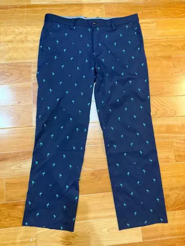 캘러웨이 플라밍고 패턴 네이비 골프 팬츠 3L 새상품급