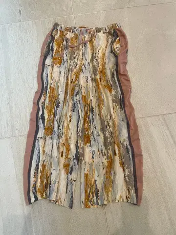 [ Priarity ] 멀티 컬러 와이드 팬츠 38