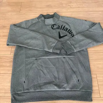 캘러웨이 하이넥 맨투맨 원단 L 그레이