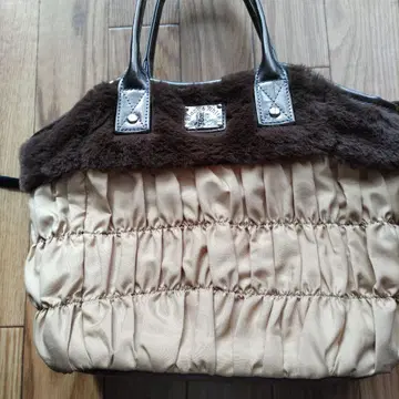 Black & White 토트백 베이지/브라운