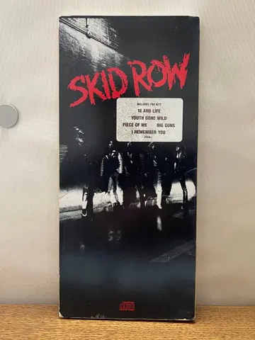 90s SKID ROW 롱 박스/톨 케이스 수입반 상자만