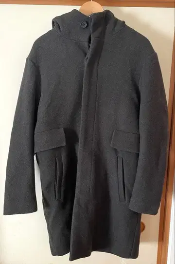 글로벌 워크 후드 부착 코트