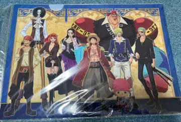 [ 미개봉 새상품 ] 원피스 무기와라 스토어 한정판 4주년 클리어 파일