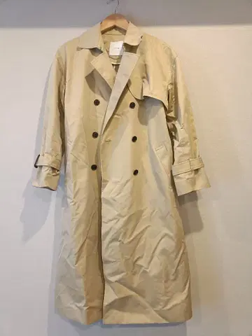 1_OF MINE 베이지 트렌치코트