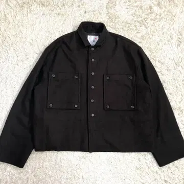 안티메리디엠 자켓 울 다크 브라운 M 사이즈